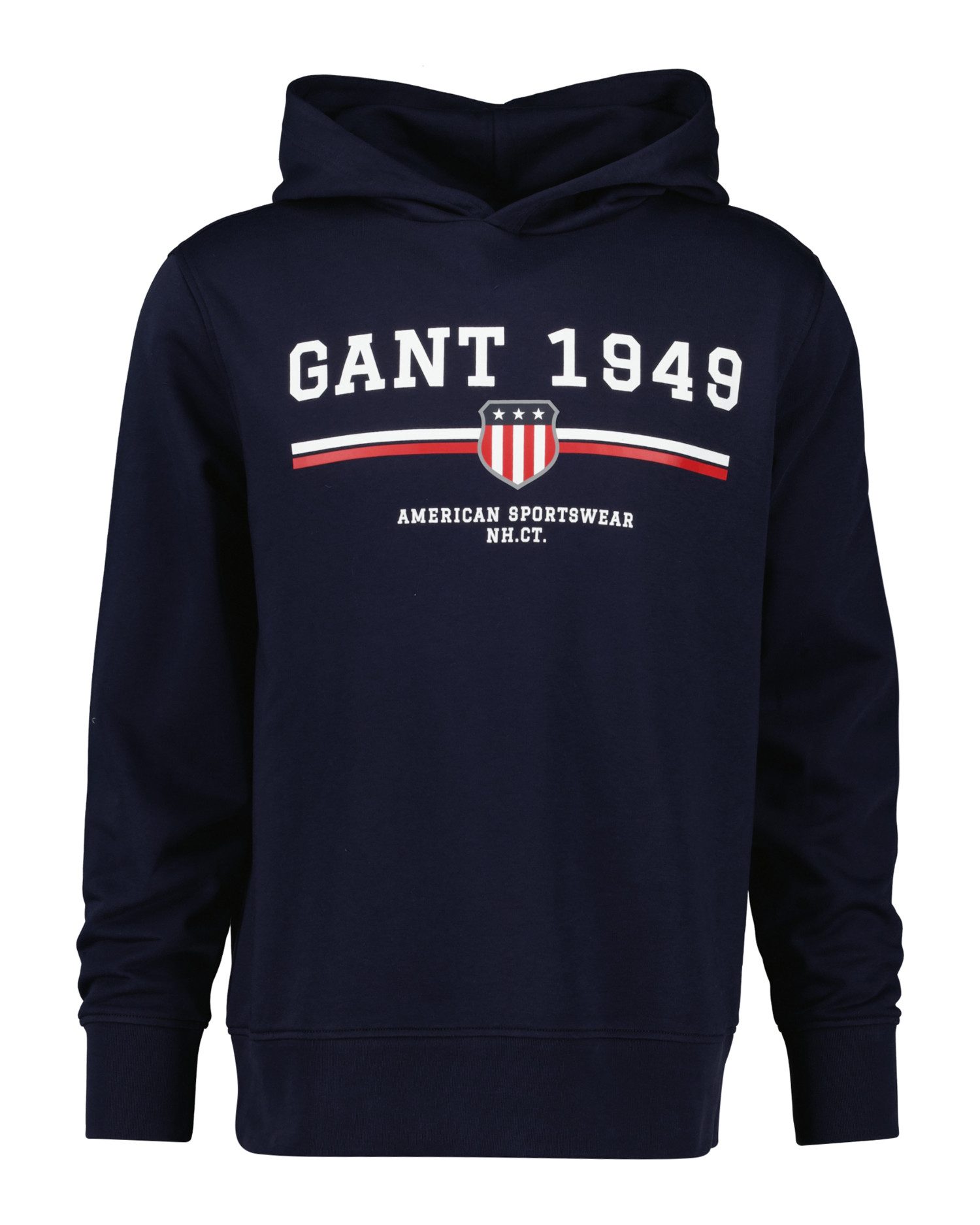 Gant Kapuzensweatshirt GRAPHIC HOODIE Rippbündchen, Print, günstig online kaufen