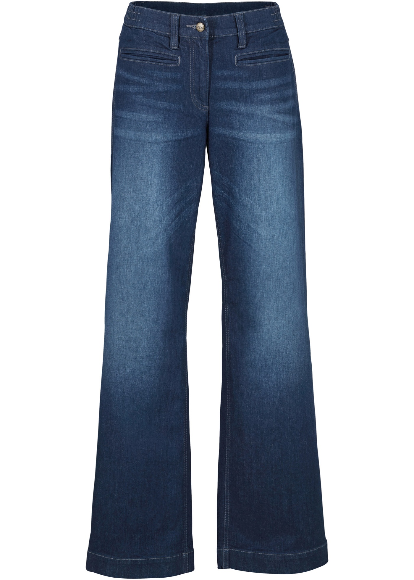Baumwoll-Jeans mit Bequembund, Marlene-Stil günstig online kaufen