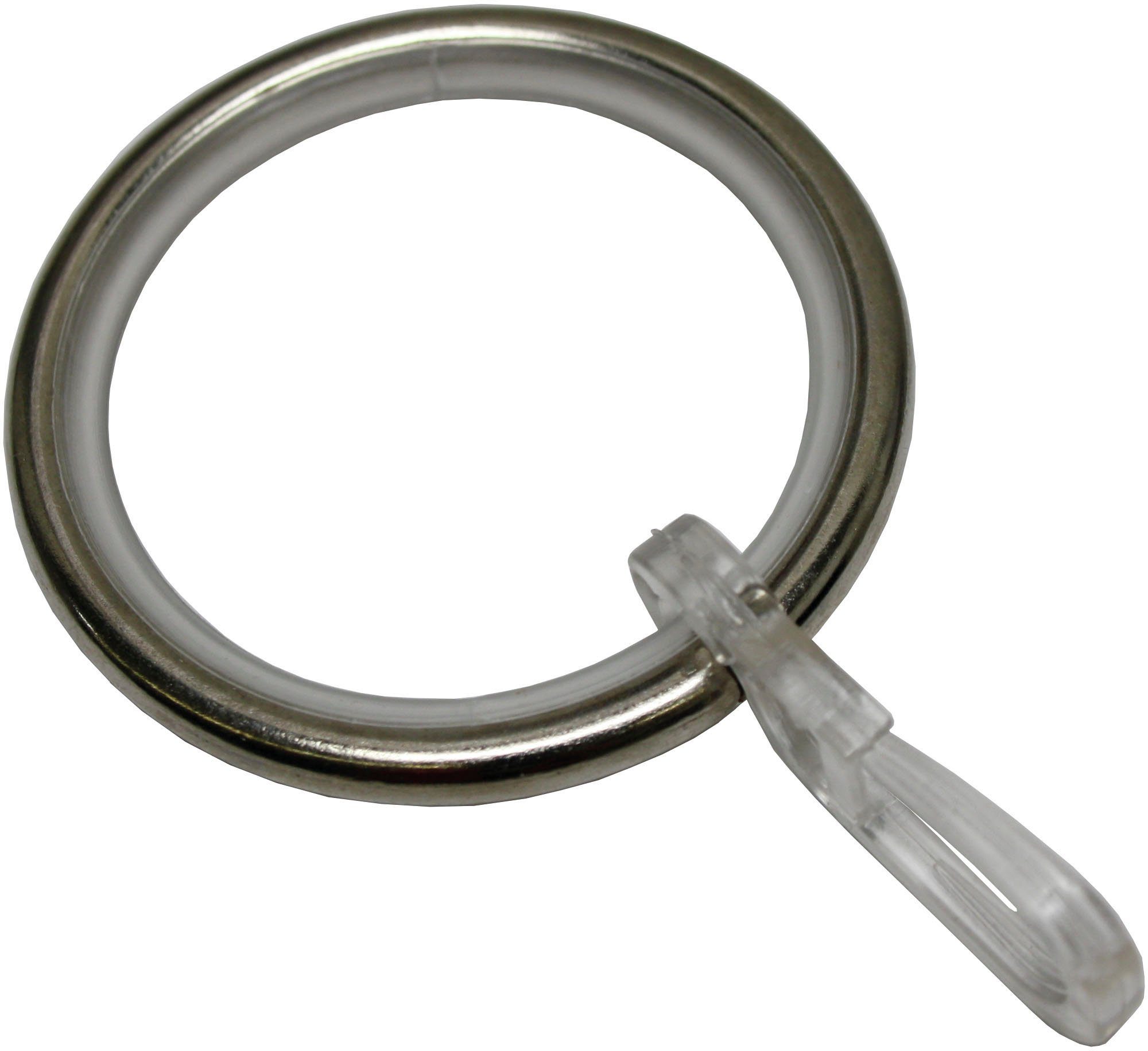 GARDINIA Gardinenring mit Gleiteinlage, (10-St), Serie günstig online kaufen