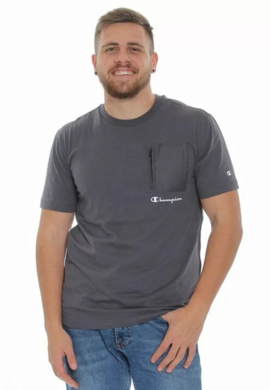 Champion T-Shirt Champion Herren T-Shirt 216594 ES508 EBN EBN Dunkelgrau günstig online kaufen