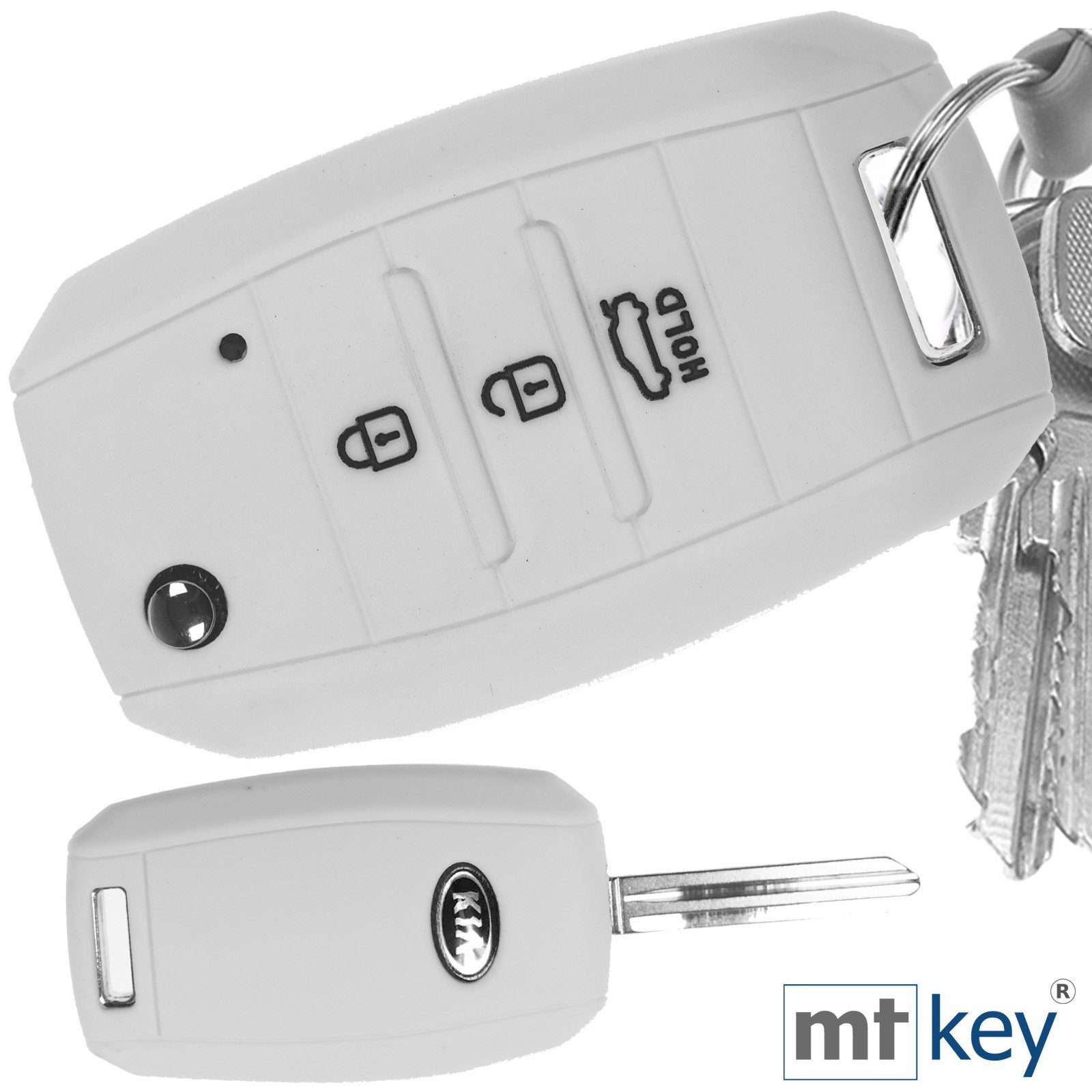 mt-key Schlüsseltasche Autoschlüssel Softcase Silikon Schutzhülle günstig online kaufen