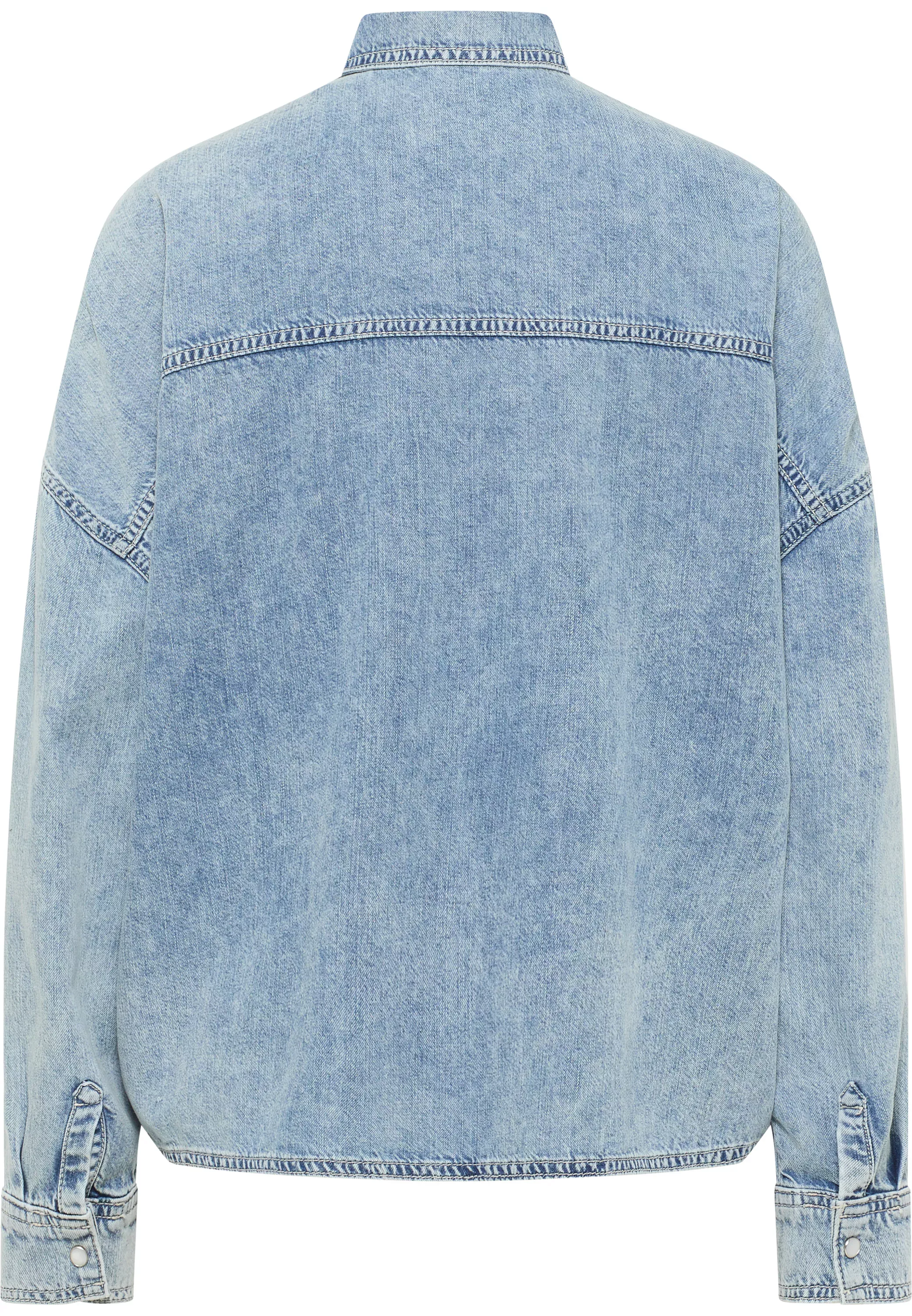 MUSTANG Langarmbluse "Damen Style Ruby Pockets" günstig online kaufen