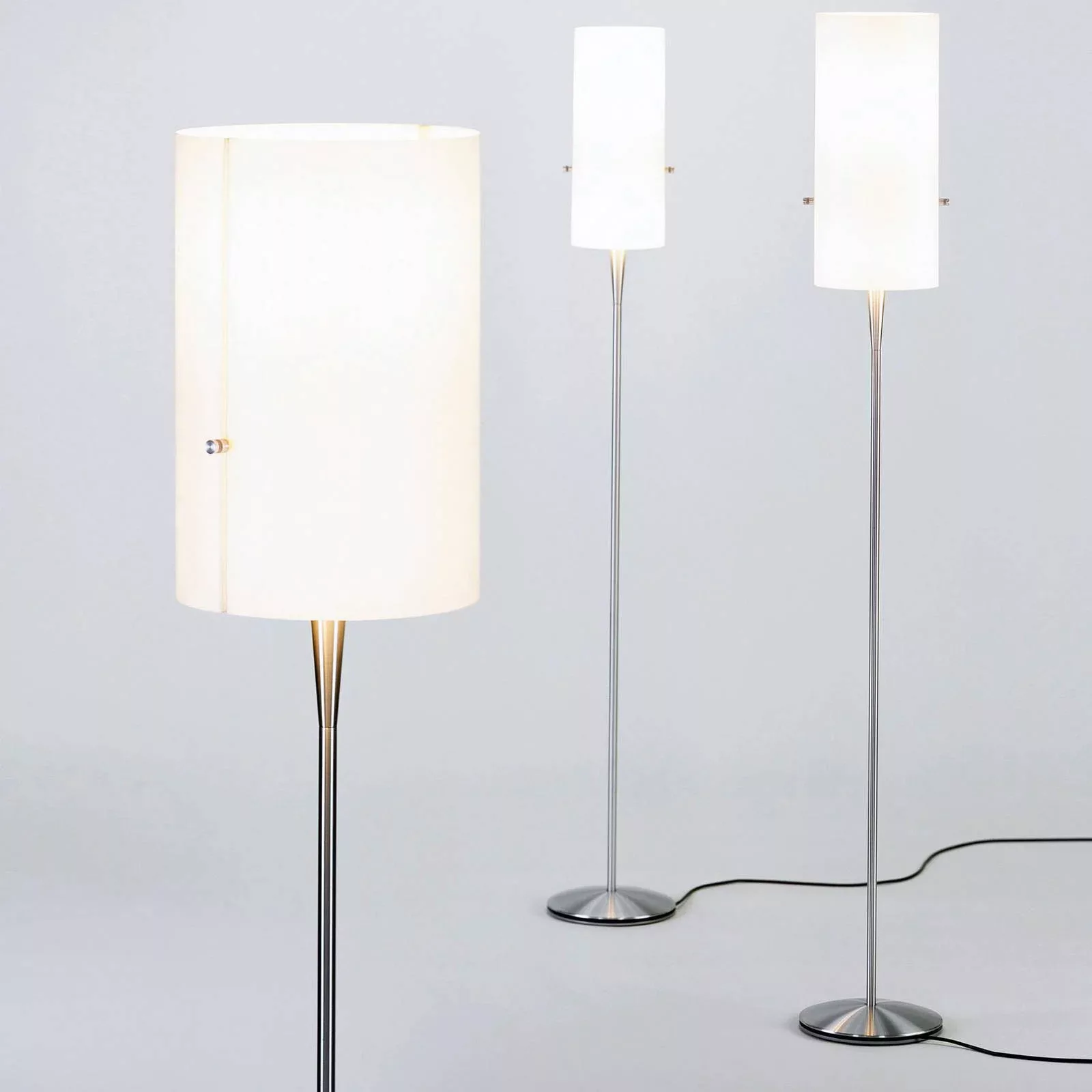 serien.lighting Club M LED-Stehlampe, aluminium günstig online kaufen