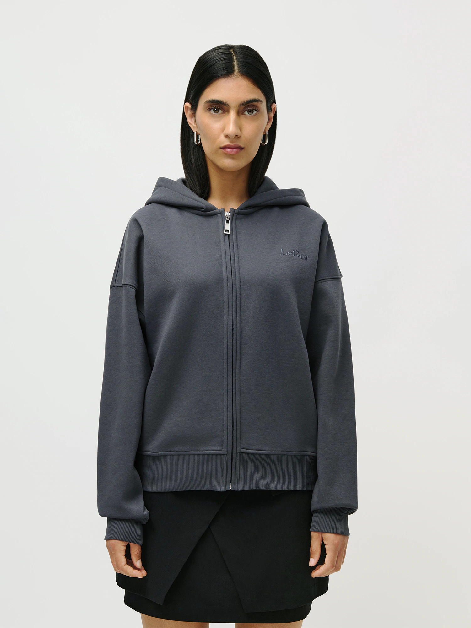 LeGer Kapuzensweatjacke "Fenna, LeGer by Lena Gercke", Mit hochwertiger Log günstig online kaufen