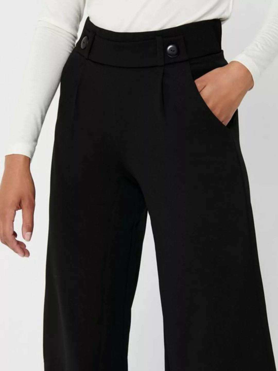 JACQUELINE de YONG Stoffhose Hose Wide Fit Ankle Pants Flare Culotte Croppe günstig online kaufen