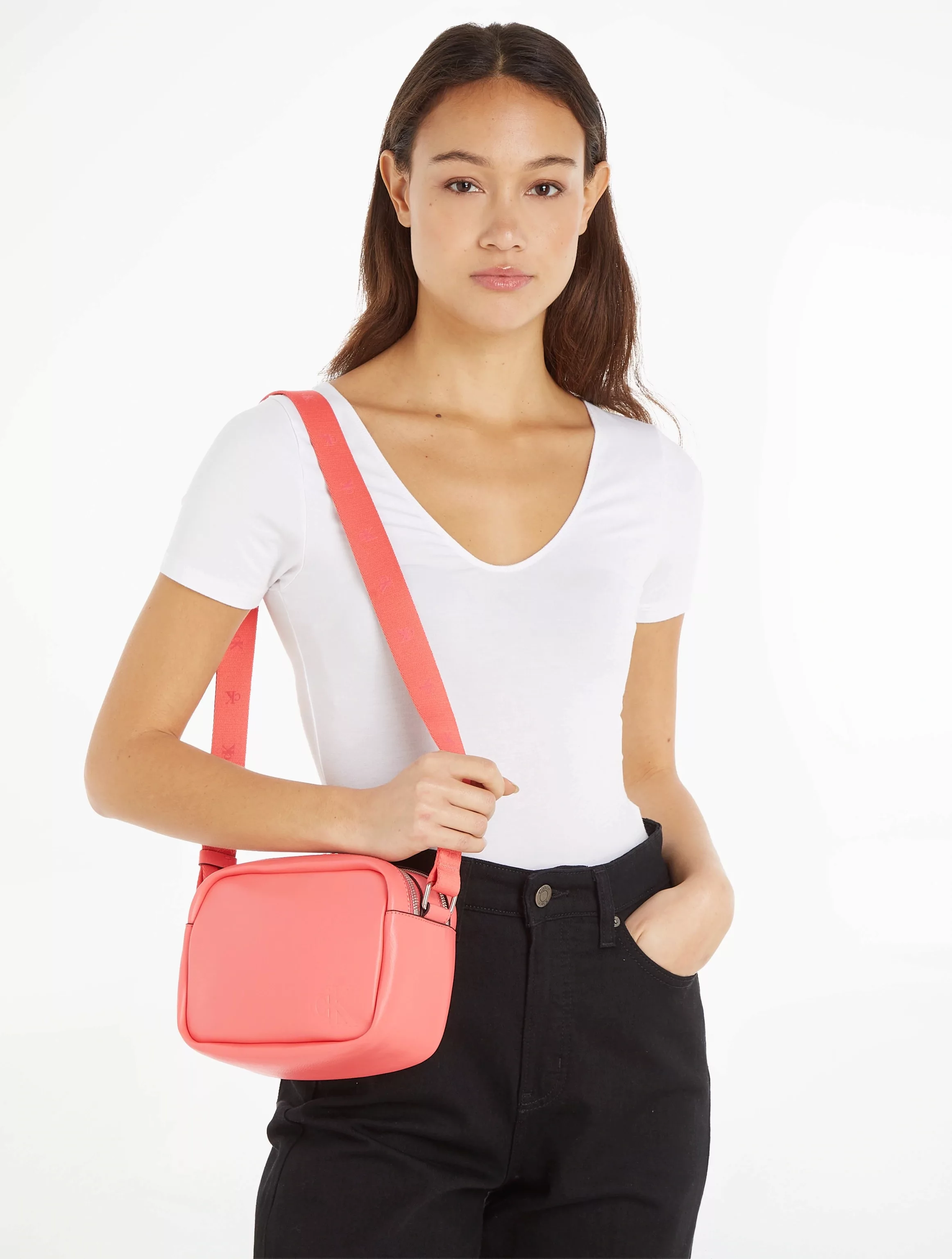 Calvin Klein Jeans Mini Bag "ULTRALIGHT DBLZIPCAMERA BAG21 PU", Handtasche günstig online kaufen