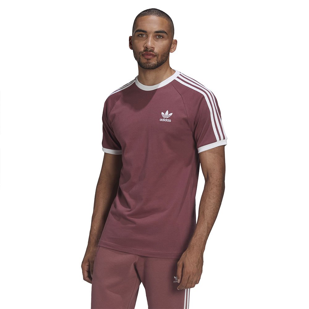 Adidas Originals 3 Stripes Kurzärmeliges T-shirt M Quiet Crimson günstig online kaufen