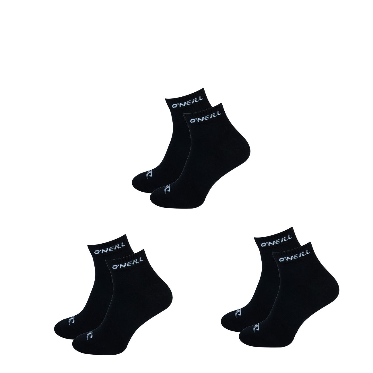 O'Neill Unisex Quarter Socken 3er Pack günstig online kaufen