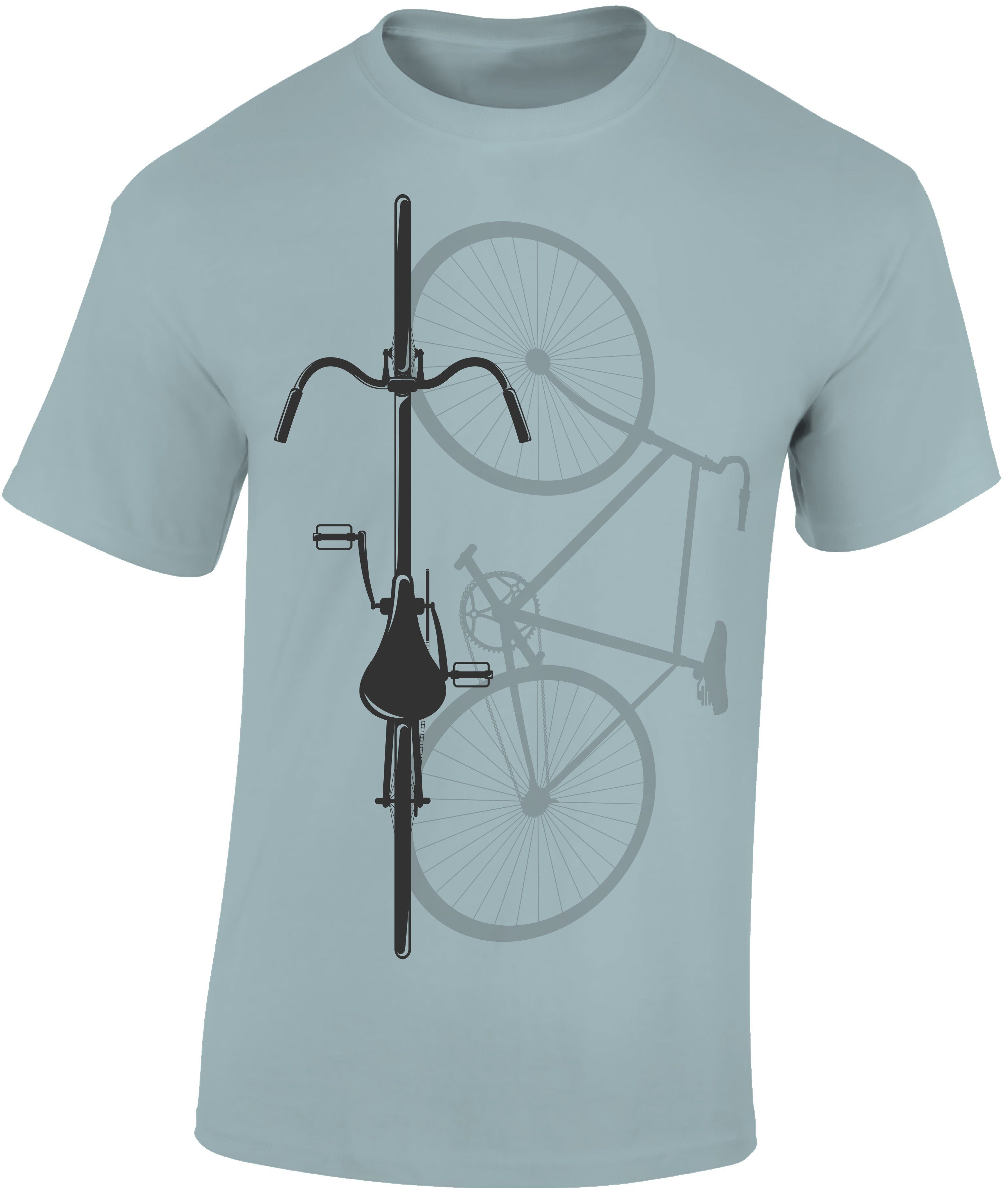 Baddery Print-Shirt Fahrrad T-Shirt: "Bike" - günstig online kaufen