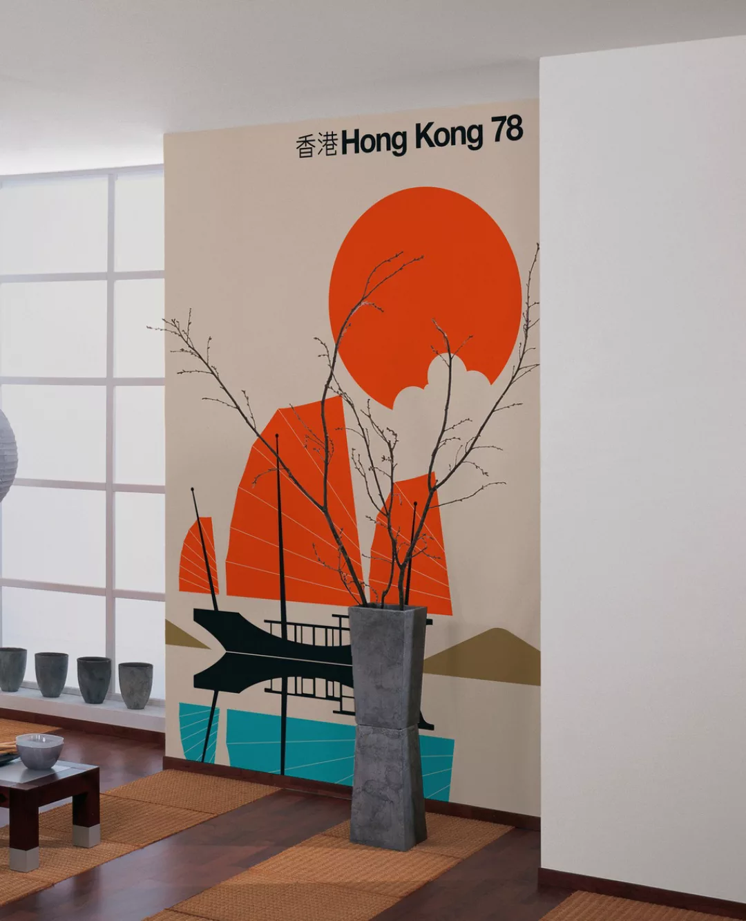 living walls Fototapete »ARTist Hong Kong 78«, Vlies, Wand, Schräge günstig online kaufen