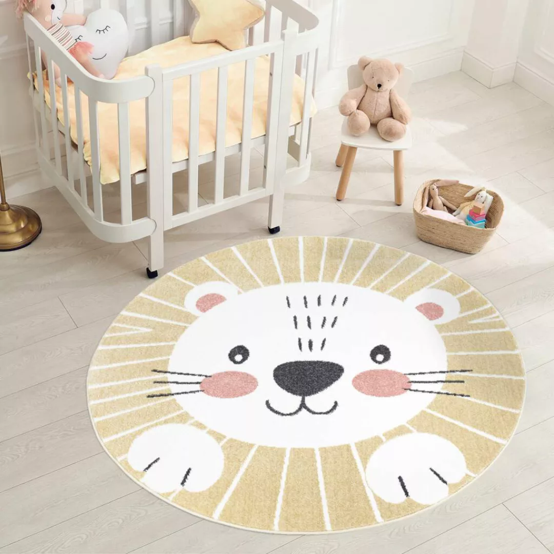 Carpet City Kinderteppich »ANIME897«, rund, 11 mm Höhe, Kinderzimmer Teppic günstig online kaufen