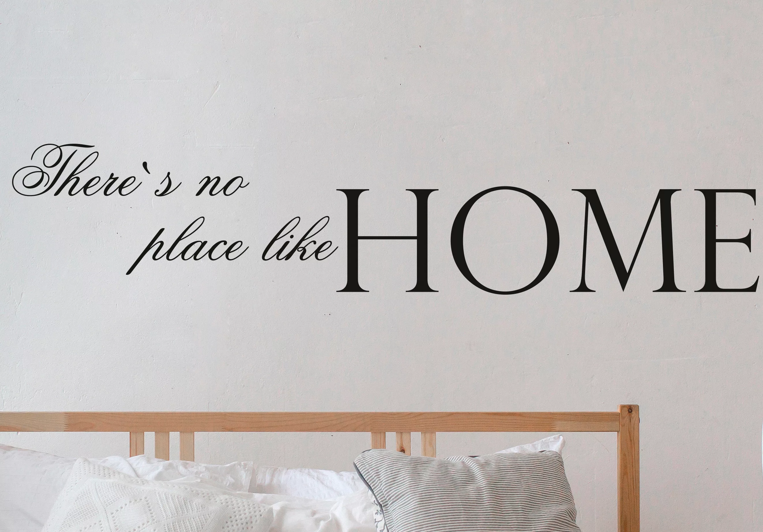 queence Wandtattoo "Theres no place like Home", hohe Klebkraft günstig online kaufen