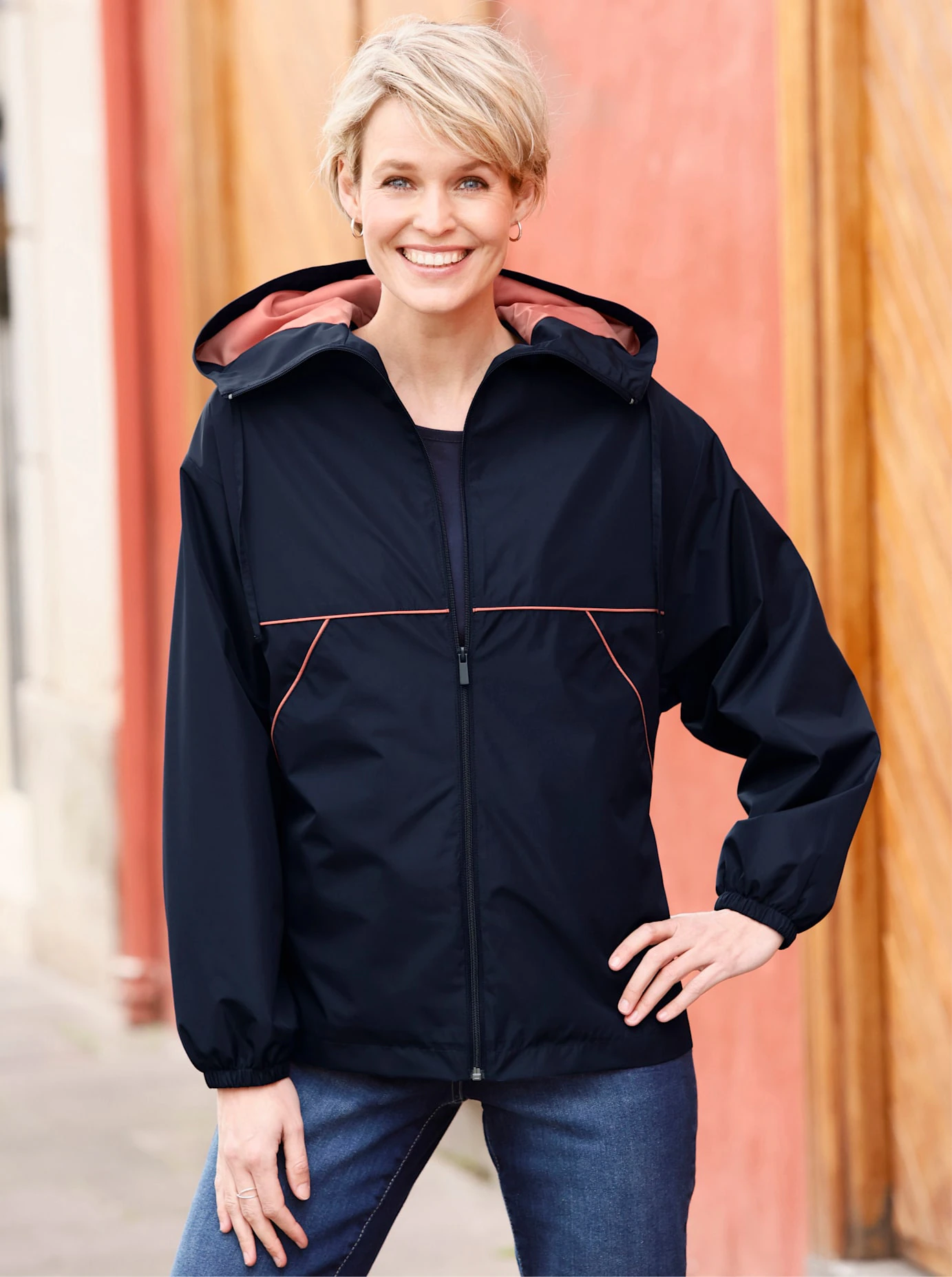 Classic Basics Langjacke, mit Kapuze günstig online kaufen