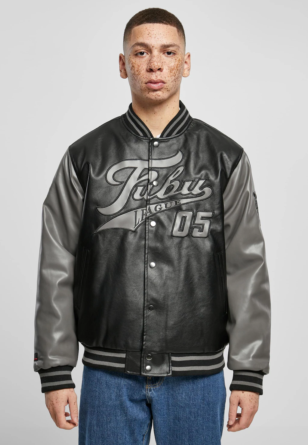 Fubu Anorak "Fubu Herren FM231-024-1 FUBU Varsity Leather Jacket", (1 St.), günstig online kaufen