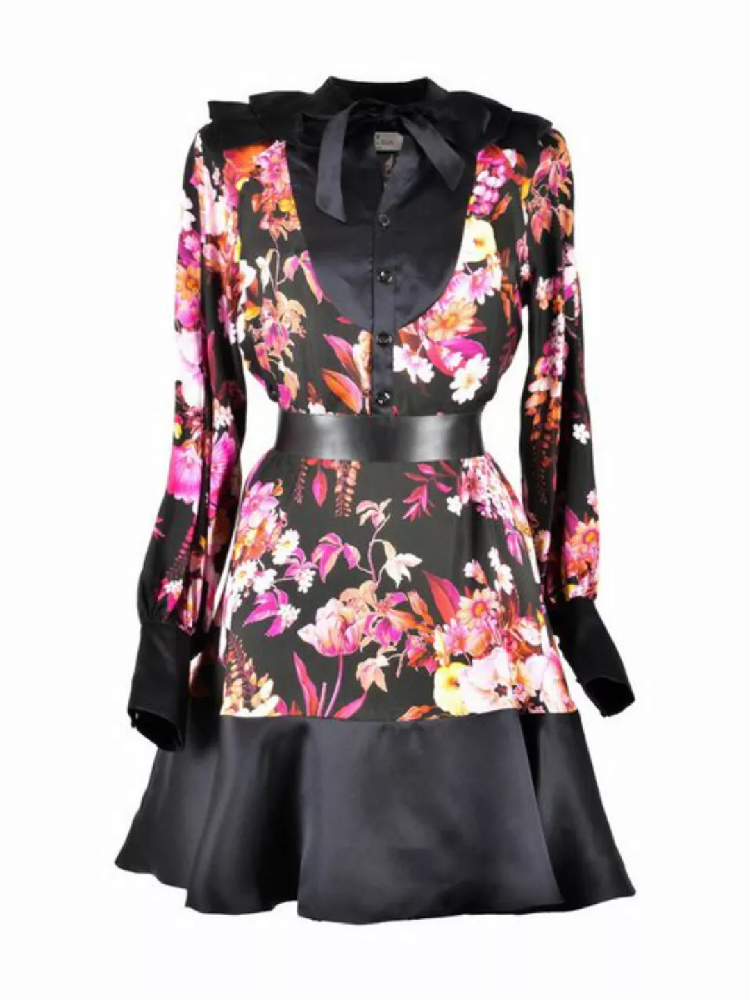 RUA & RUA Minikleid Kleid aus Seide Floral Mehrfarbig günstig online kaufen