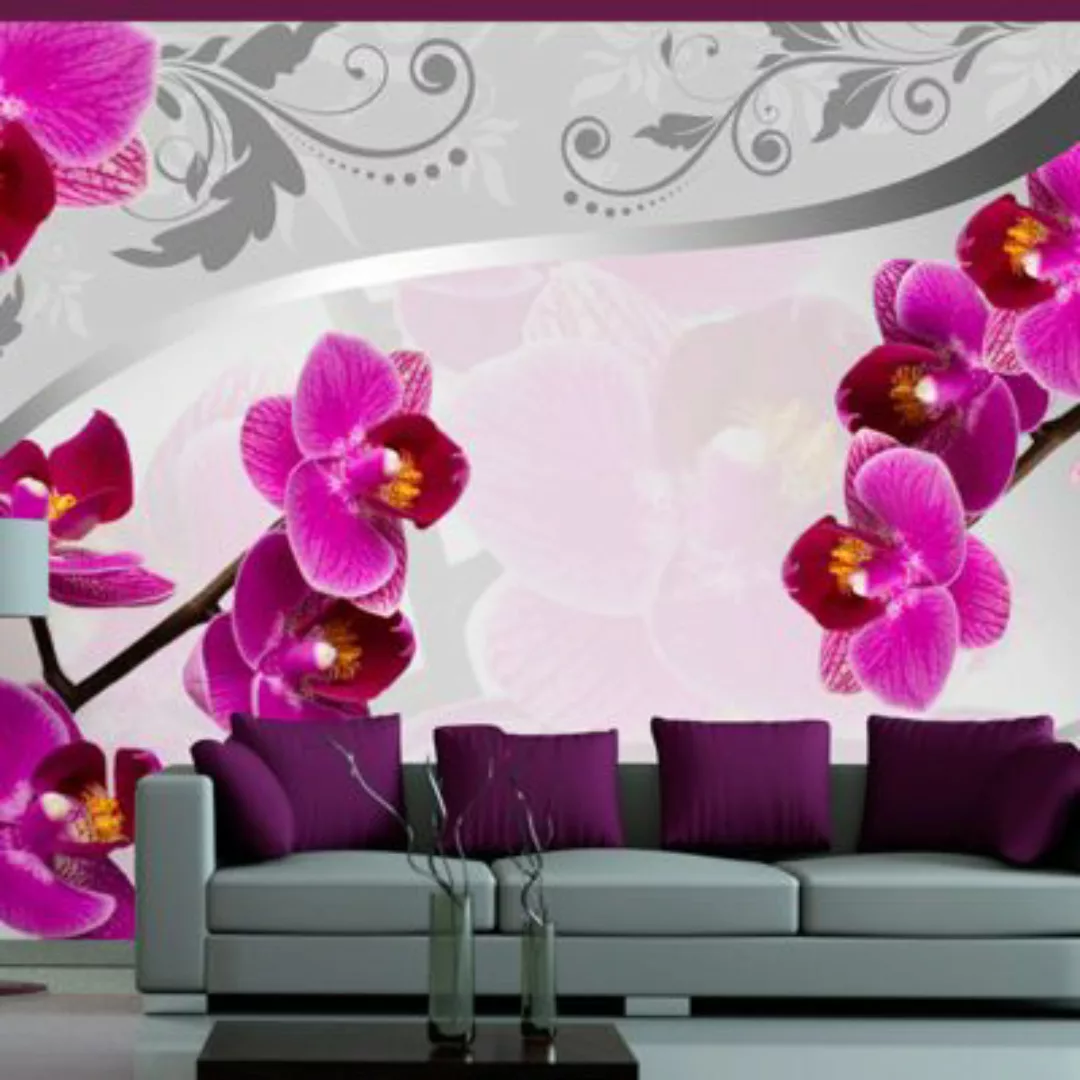 artgeist Fototapete Solace rosa/grau Gr. 150 x 105 günstig online kaufen