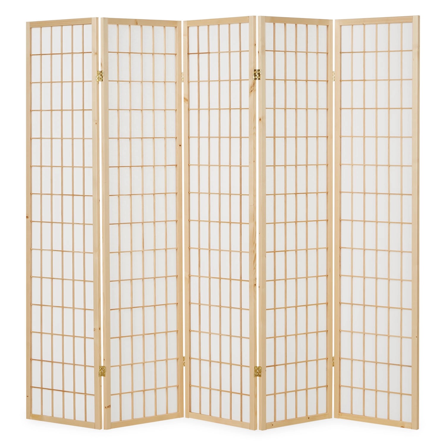 Homestyle4u Paravent Raumteiler Trennwand Shoji Natur günstig online kaufen