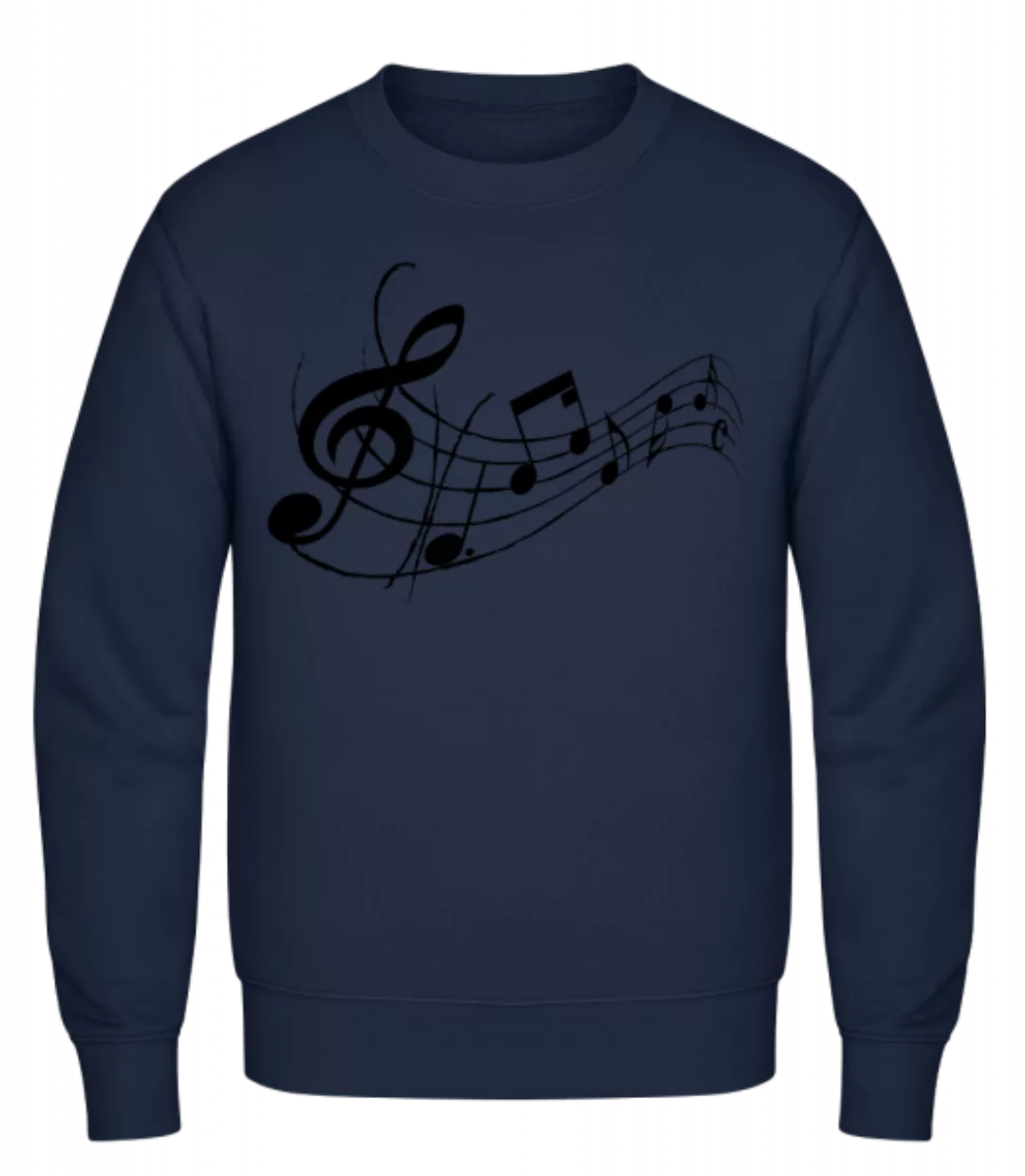 Music Notes Black · Männer Pullover günstig online kaufen