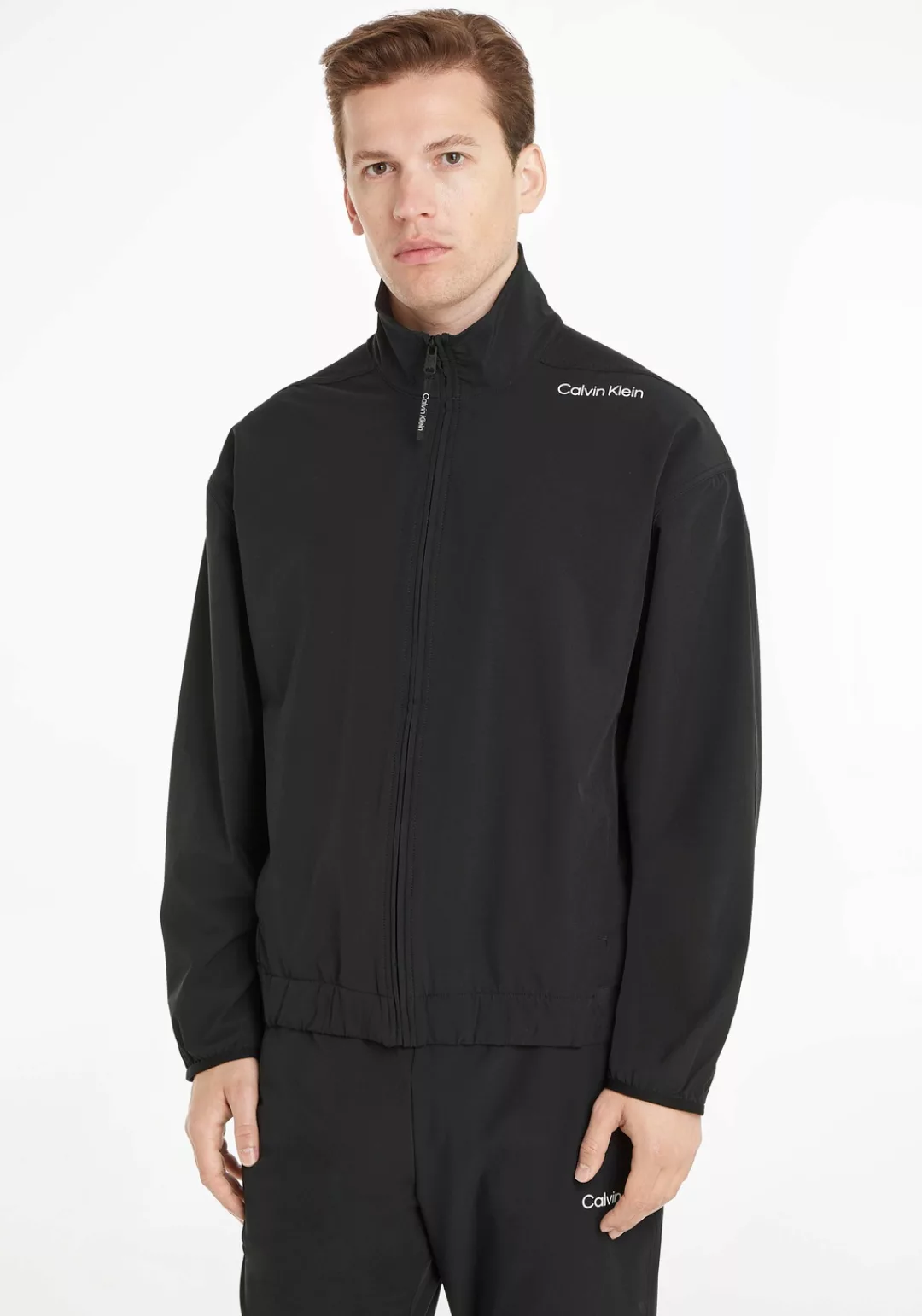 Calvin Klein Sport Outdoorjacke mit hohem Stehkragen günstig online kaufen