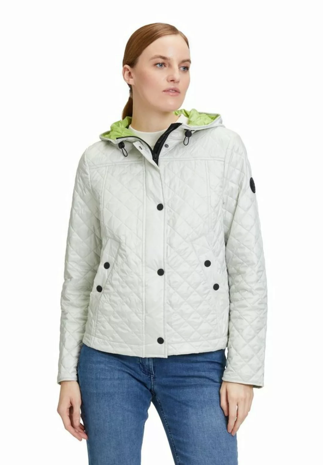 Amber & June Outdoorjacke mit Kapuze und Steppung günstig online kaufen