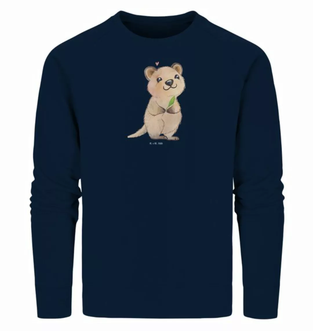 Mr. & Mrs. Panda Longpullover Größe S Quokka Happy - French Navy - Geschenk günstig online kaufen