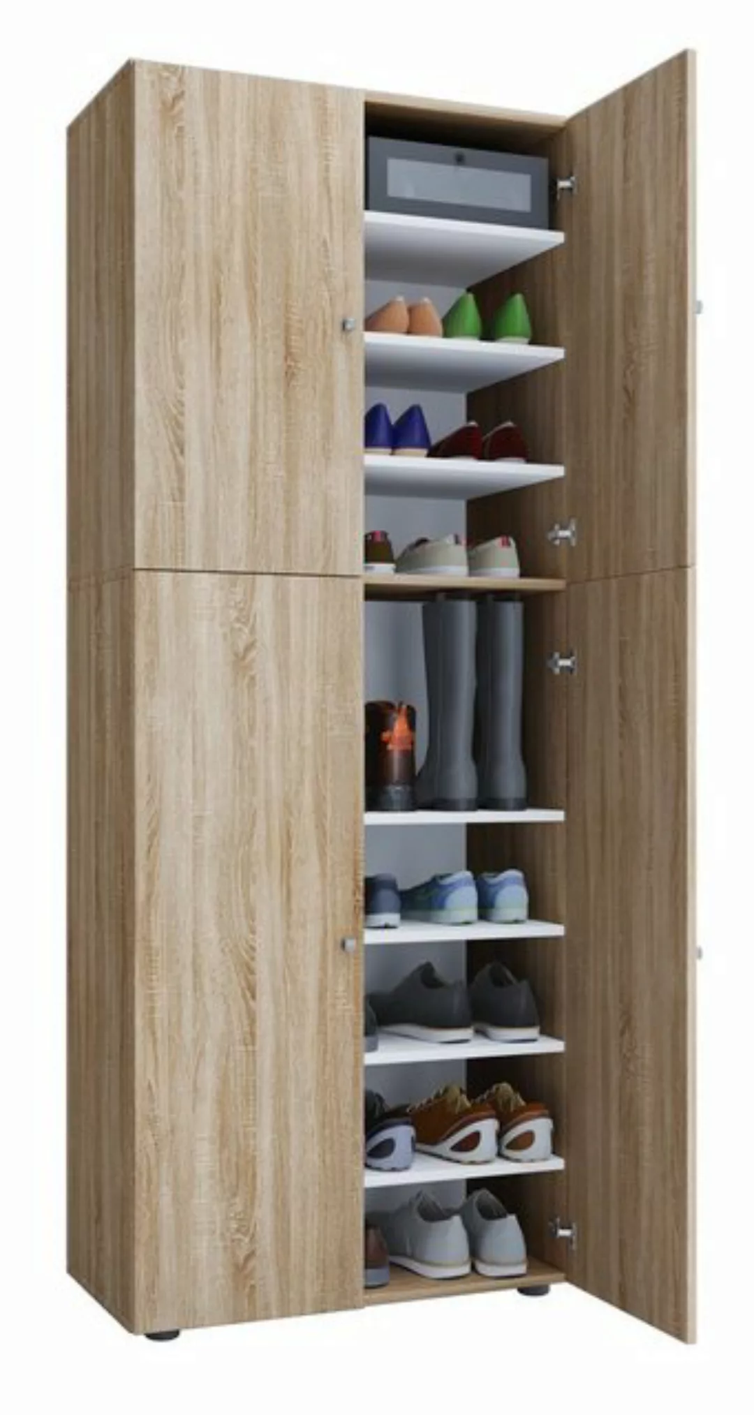 VCM Schuhschrank XXL Holz Großer Schuhschrank Schuhkommode Lona 9 (1-St) günstig online kaufen