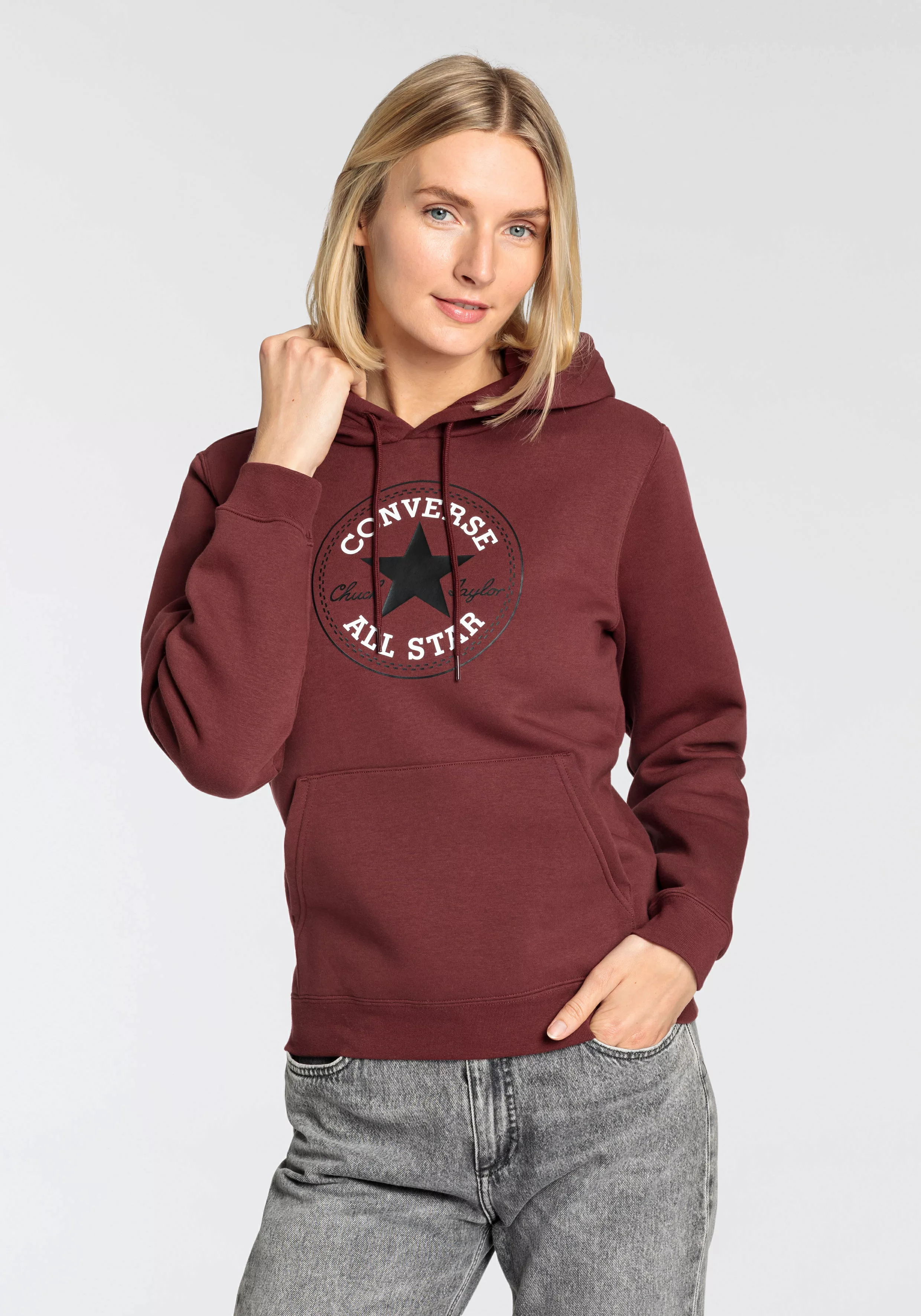 Converse Kapuzensweatshirt STANDARD FIT CENTER FRONT LARGE CHU günstig online kaufen