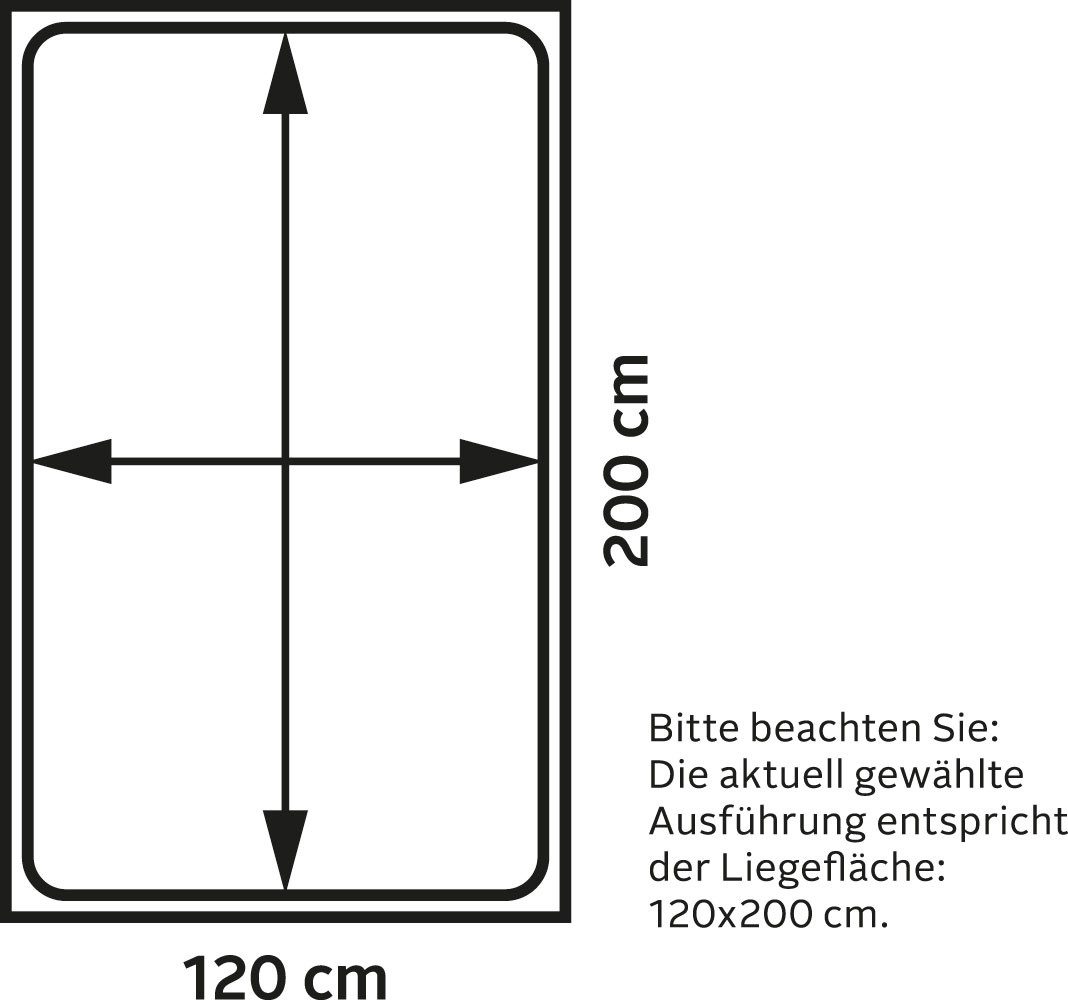Maintal Polsterliege, mit Bettkasten günstig online kaufen