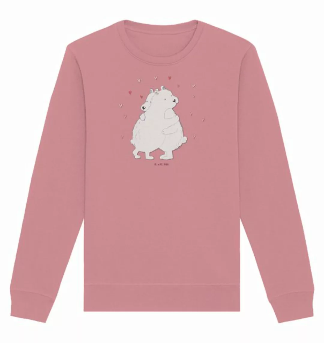 Mr. & Mrs. Panda Longpullover Größe XL Eisbär Umarmen - Canyon Pink - Gesch günstig online kaufen