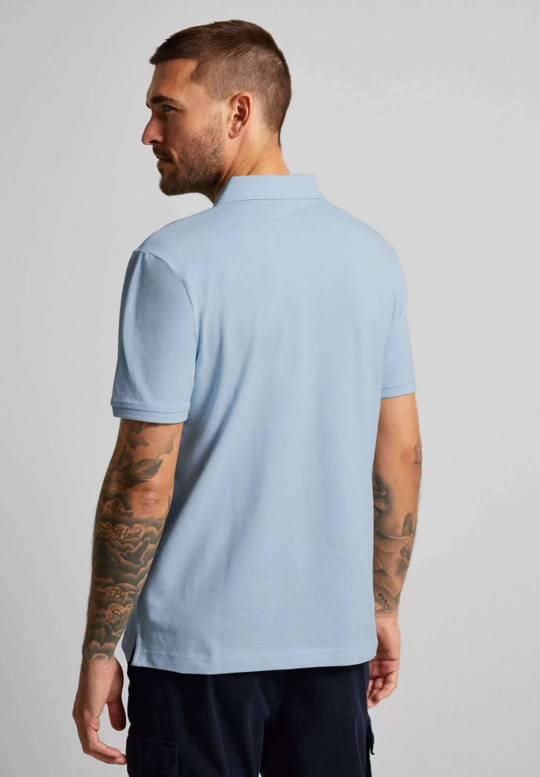 STREET ONE MEN Poloshirt, in Unifarbe günstig online kaufen