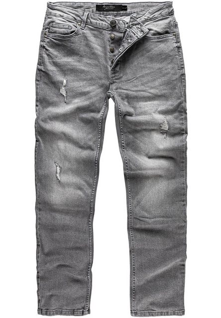 Amaci&Sons Straight-Jeans MEDFORD Destroyed Jeans Herren Regular Fit Destro günstig online kaufen