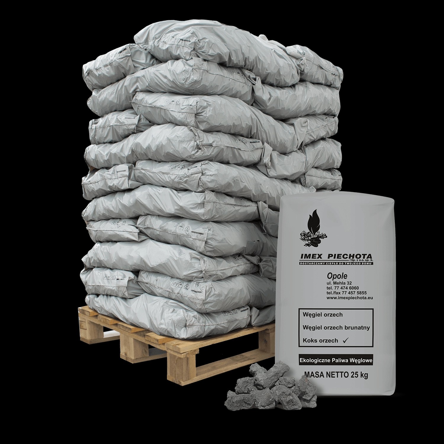 Anmag Kokskohle 20 - 40 Mm 25kg x 30 Sack 750kg Palette günstig online kaufen