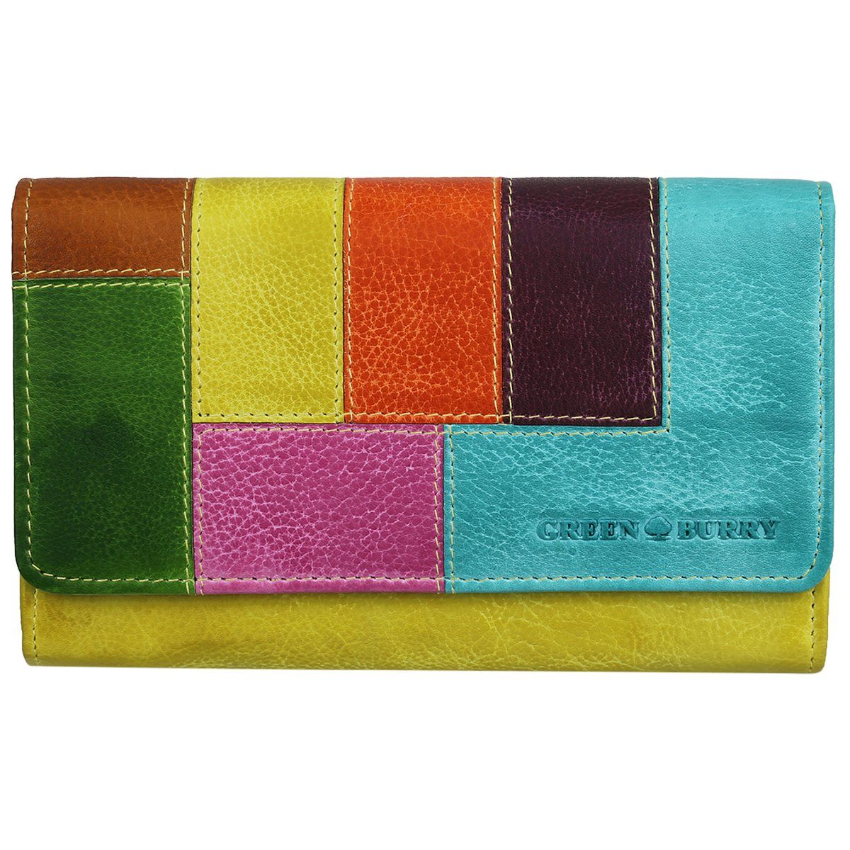 Greenburry Geldbörse "Candy Shop" Leder bunt günstig online kaufen