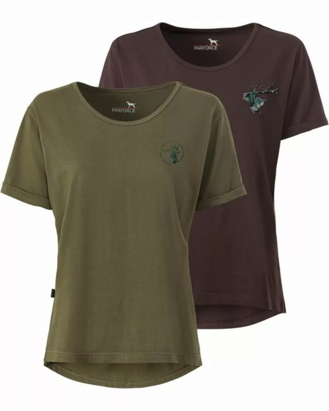 Parforce T-Shirt Damen T-Shirts 2er-Pack Hirsch günstig online kaufen