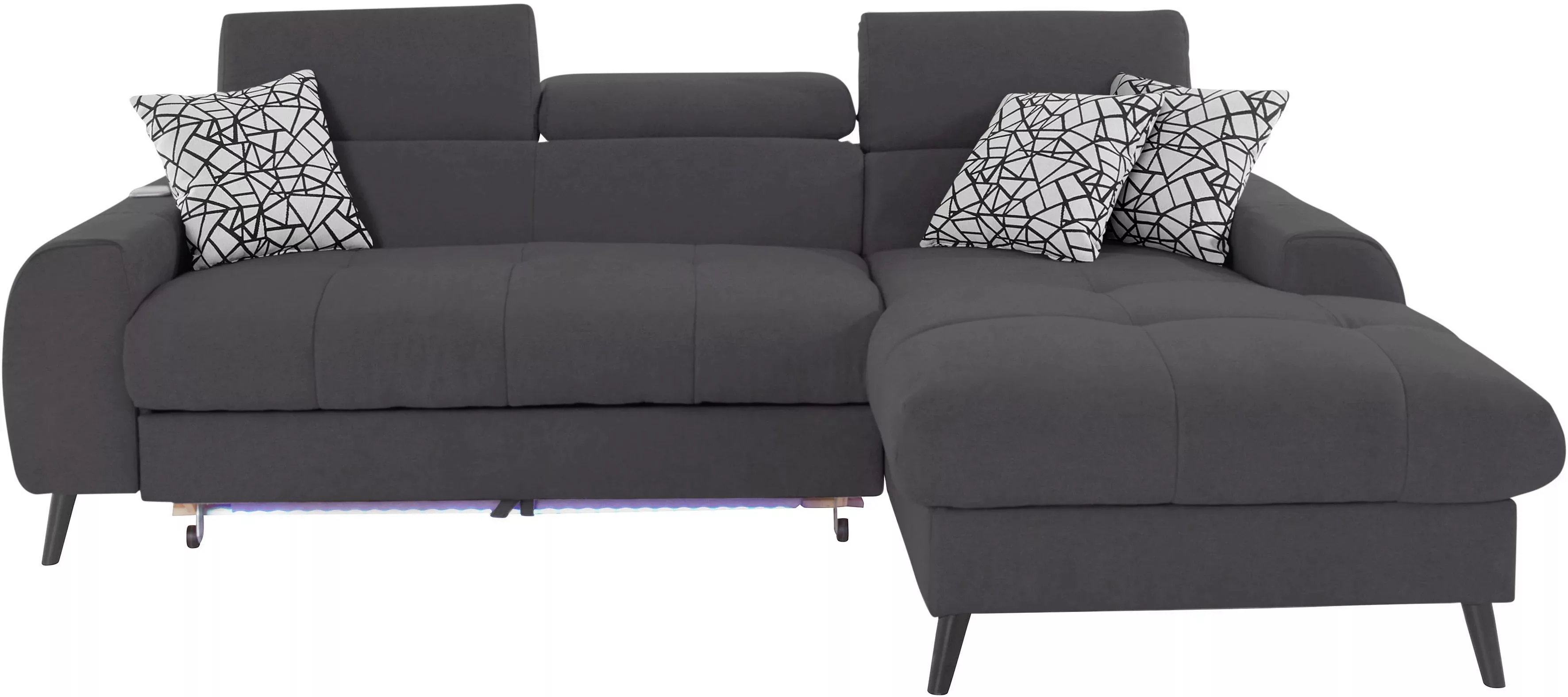 COTTA Ecksofa "Mia", 3-tlg.-Kissen-Set, Recamiere, wahlweise mit oder ohne günstig online kaufen