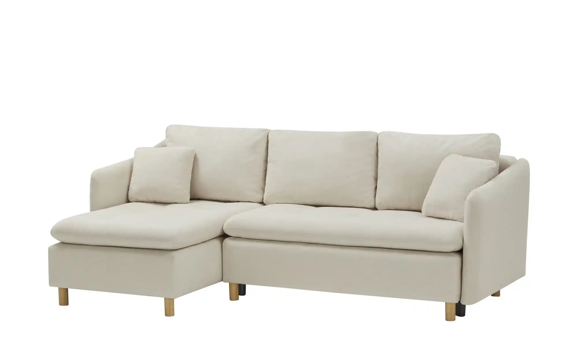 smart Ecksofa ausziehbar Bonamie ¦ creme ¦ Maße (cm): B: 225 H: 87 T: 145.0 günstig online kaufen