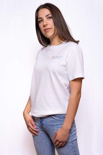 Unisex Shirt Aus Bio-baumwolle "Salum" Weiß günstig online kaufen