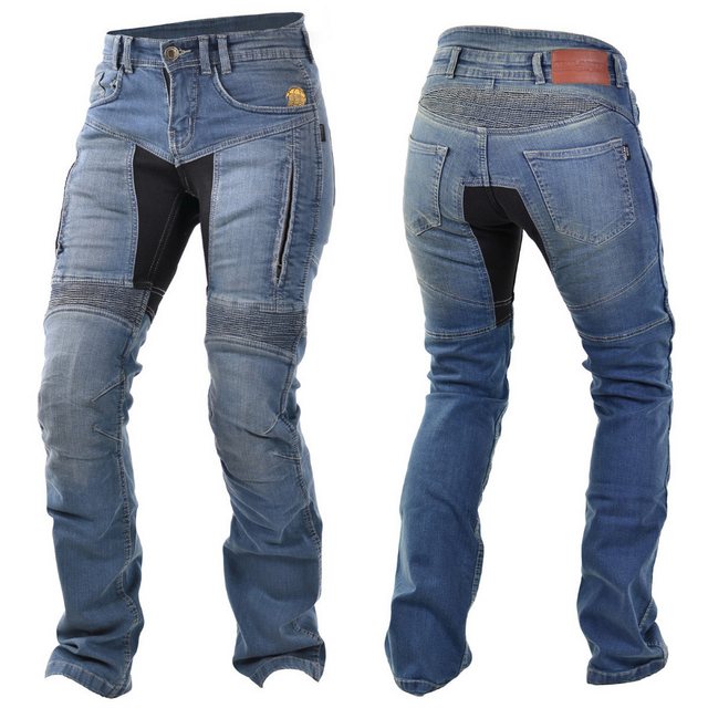 Trilobite Motorradhose Trilobite Parado Motorrad-Jeans Damen blau lang 28/3 günstig online kaufen