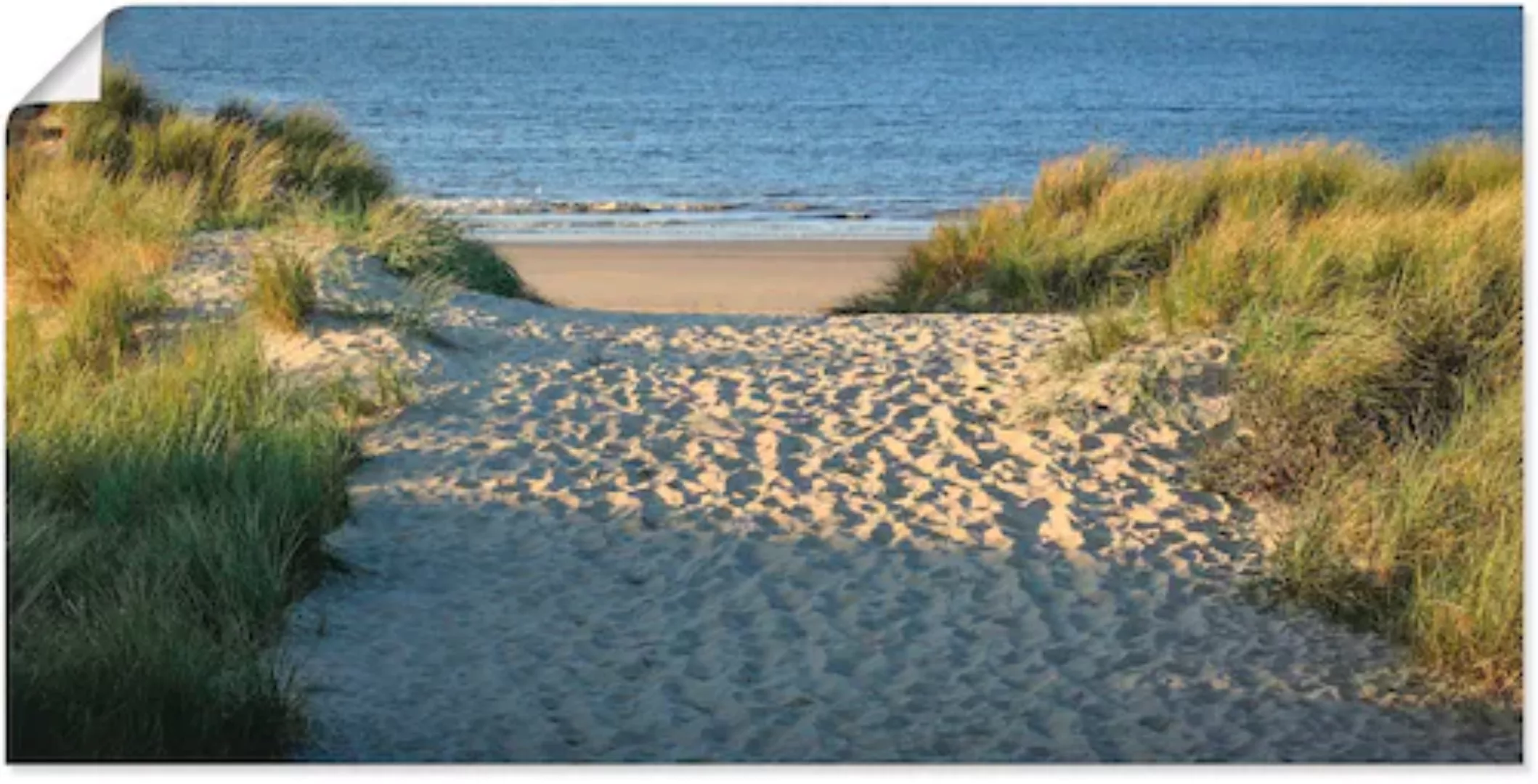 Artland Wandbild »Strandaufgang«, Strand, (1 St.), als Alubild, Outdoorbild günstig online kaufen
