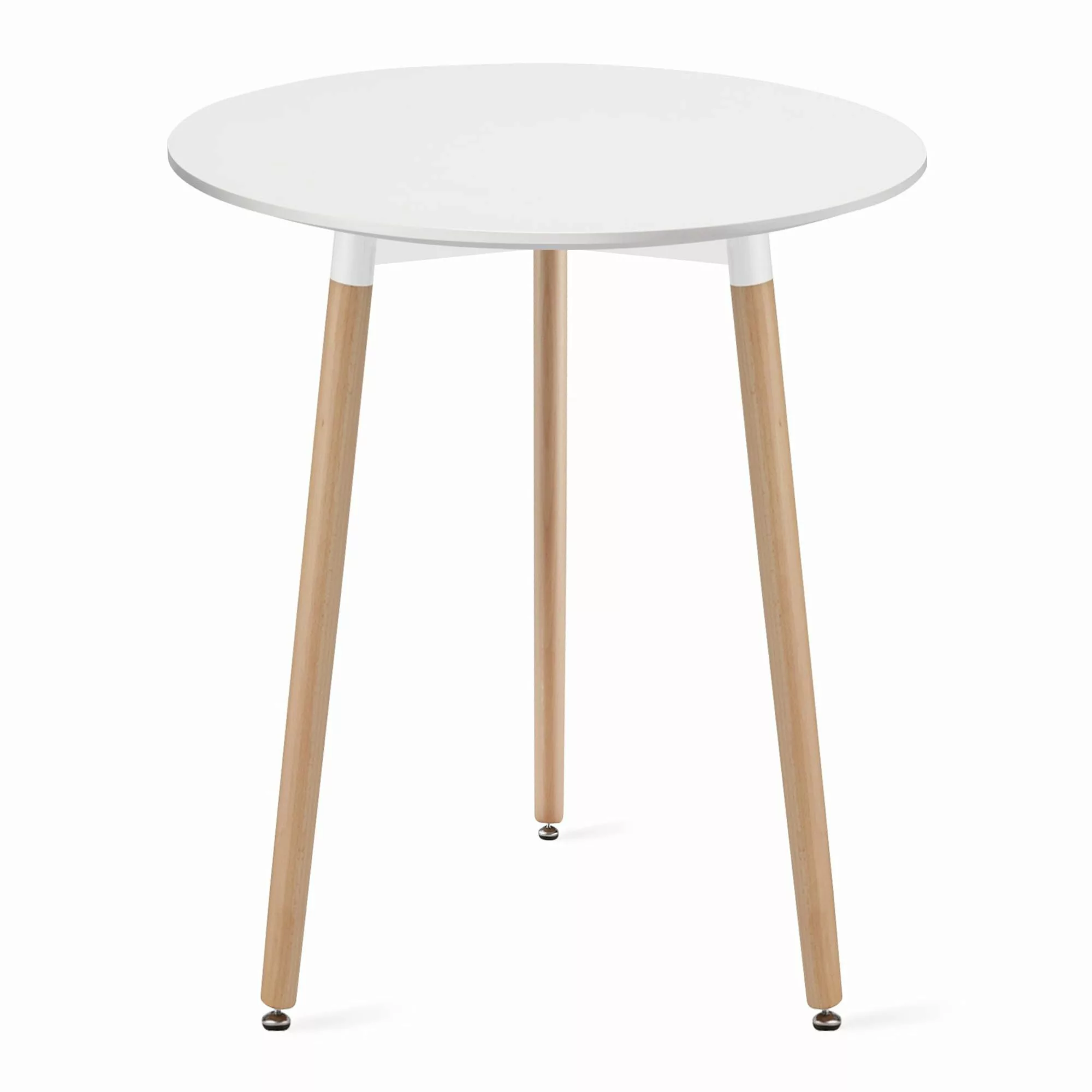 Home Collective Esstisch Runder weißer Esszimmertisch günstig online kaufen