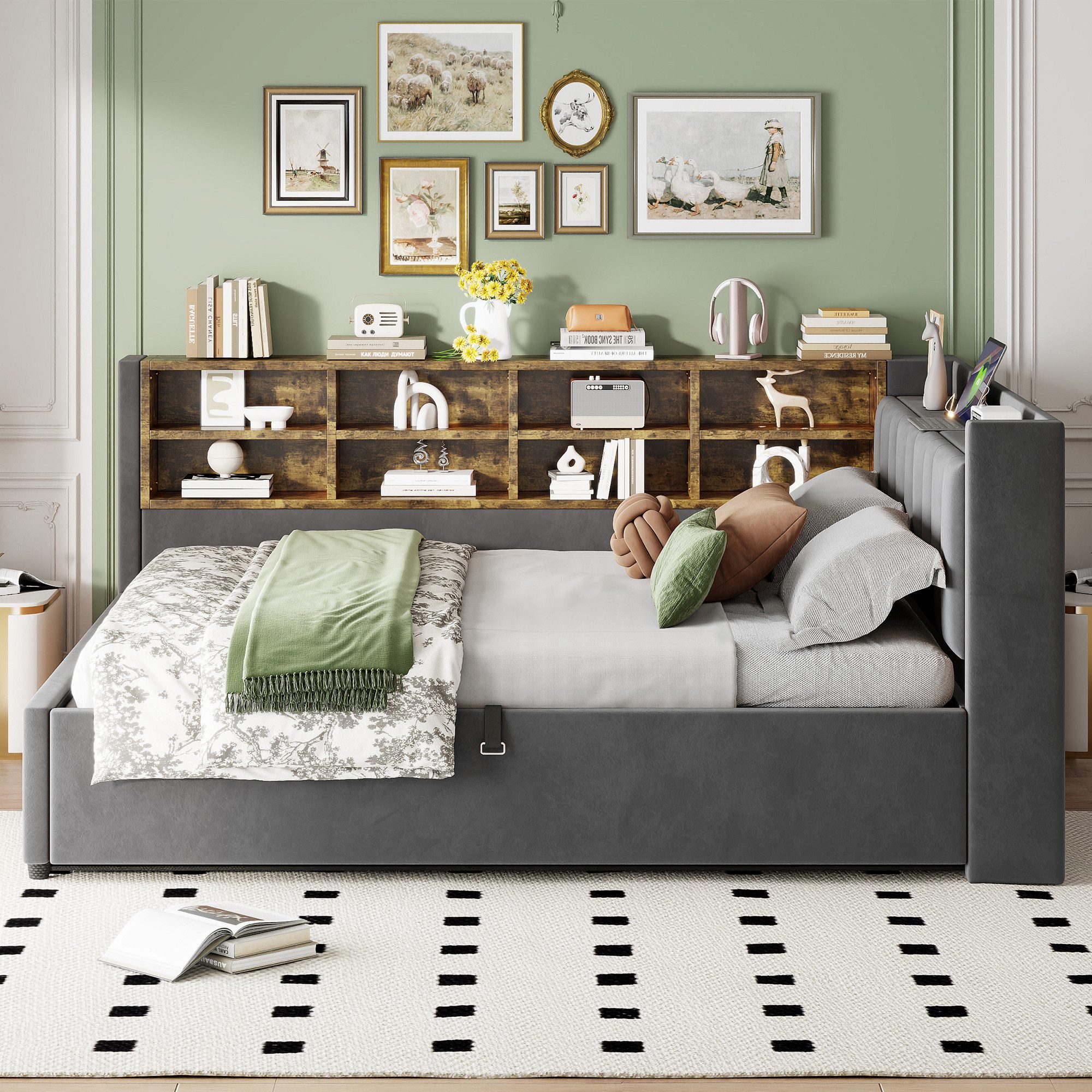 STILVORA Schlafsofa 140×200 mit Stauraum,Daybett Tagesbett günstig online kaufen