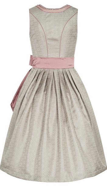 Nübler Trachtenkleid Dirndl midi Rosy in Silber von Nübler günstig online kaufen