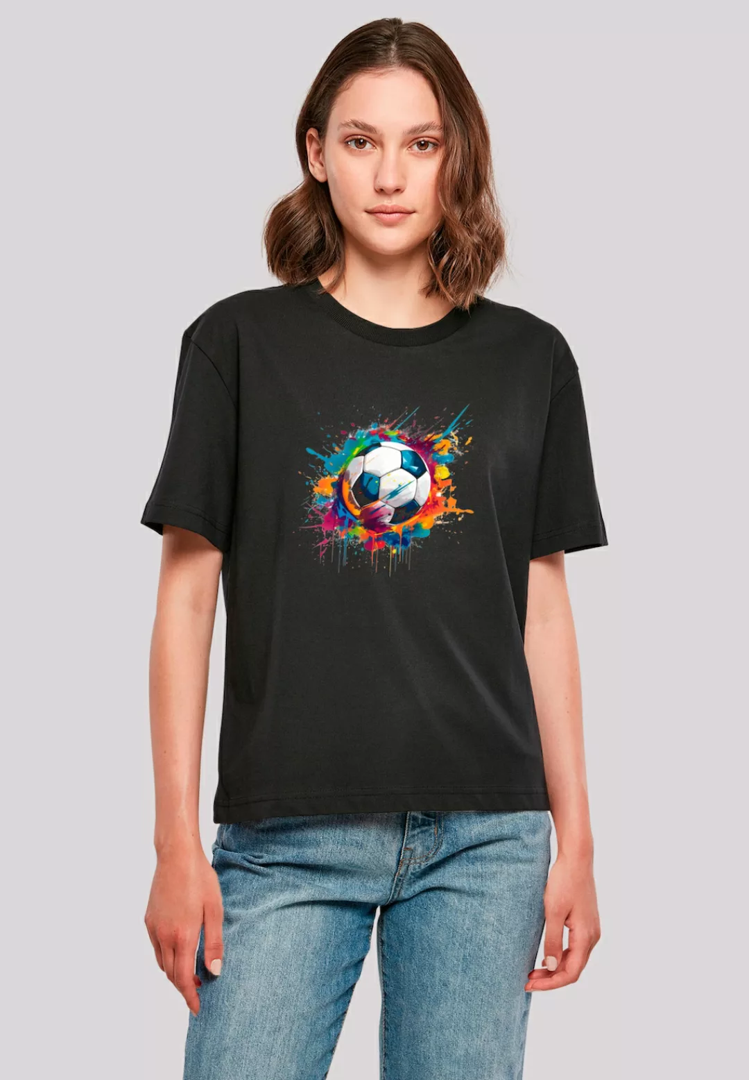 F4NT4STIC T-Shirt "Bunte Fußball Grafik", Premium Qualität günstig online kaufen