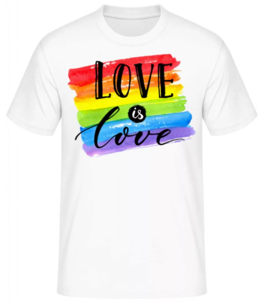 Love Is Love · Männer Basic T-Shirt günstig online kaufen