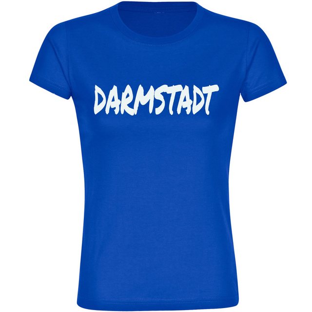 multifanshop T-Shirt Damen Darmstadt - Textmarker - Frauen günstig online kaufen