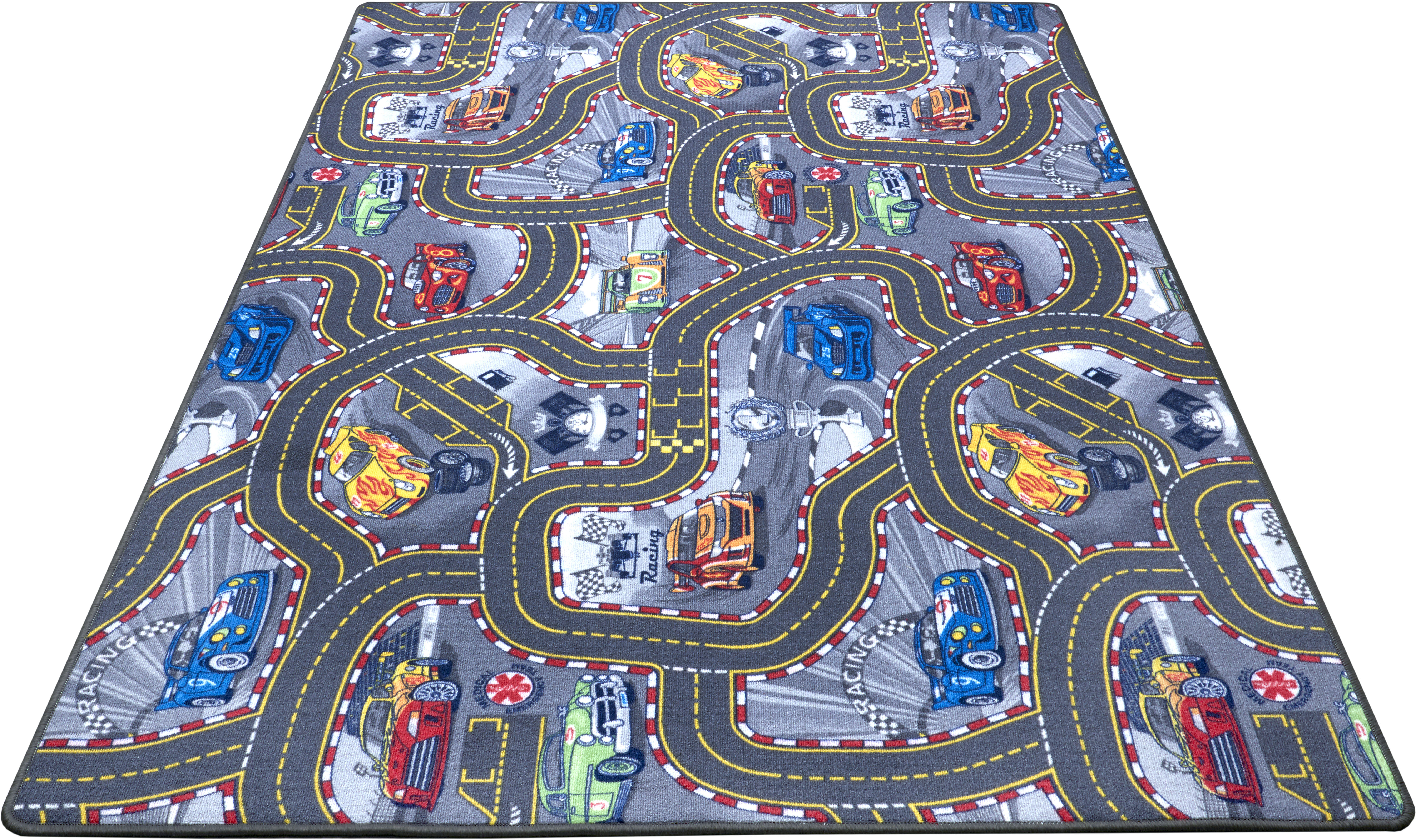 home24 Kinderteppich Race Track günstig online kaufen