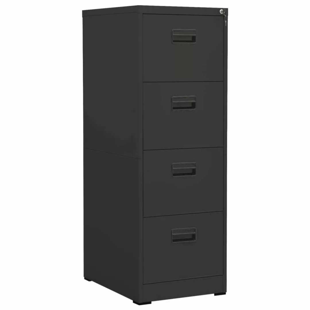 Aktenschrank Anthrazit 46x62x133 Cm Stahl günstig online kaufen