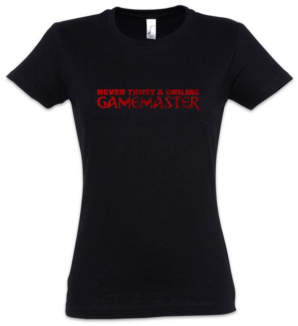 Urban Backwoods Print-Shirt Never Trust A Smiling Gamemaster Damen T-Shirt günstig online kaufen