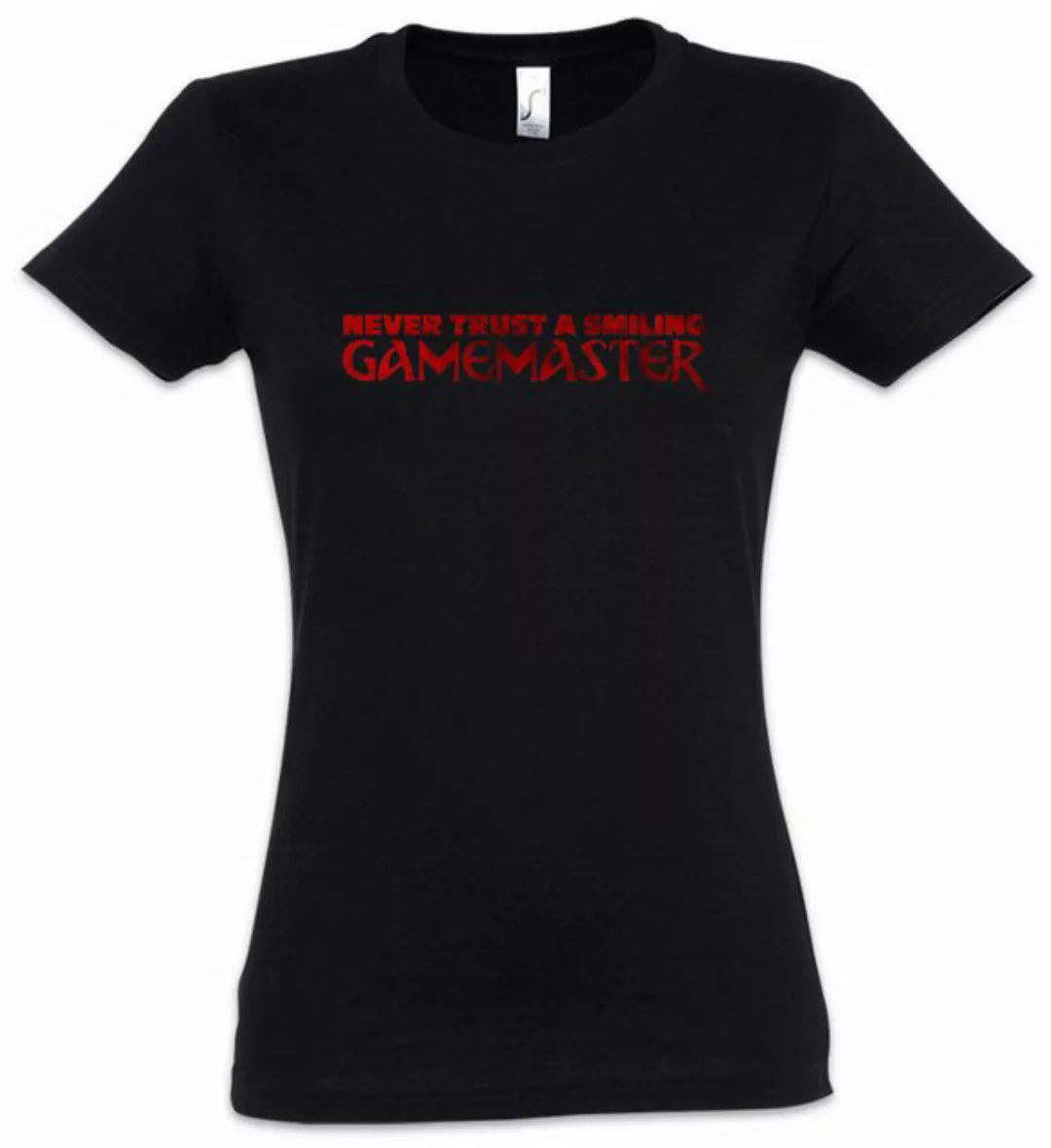 Urban Backwoods Print-Shirt Never Trust A Smiling Gamemaster Damen T-Shirt günstig online kaufen