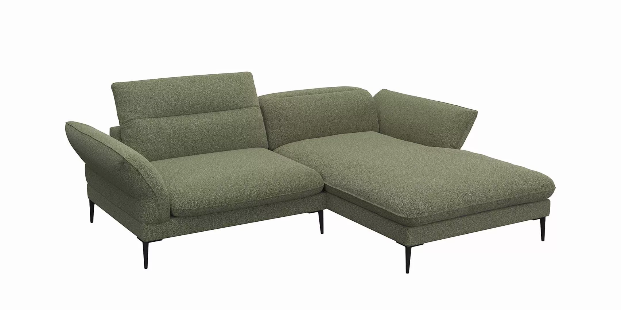 FLEXLUX Ecksofa "Salino, Funktionssofa mit Recamiere, Relaxsofa, Ecksofa", günstig online kaufen